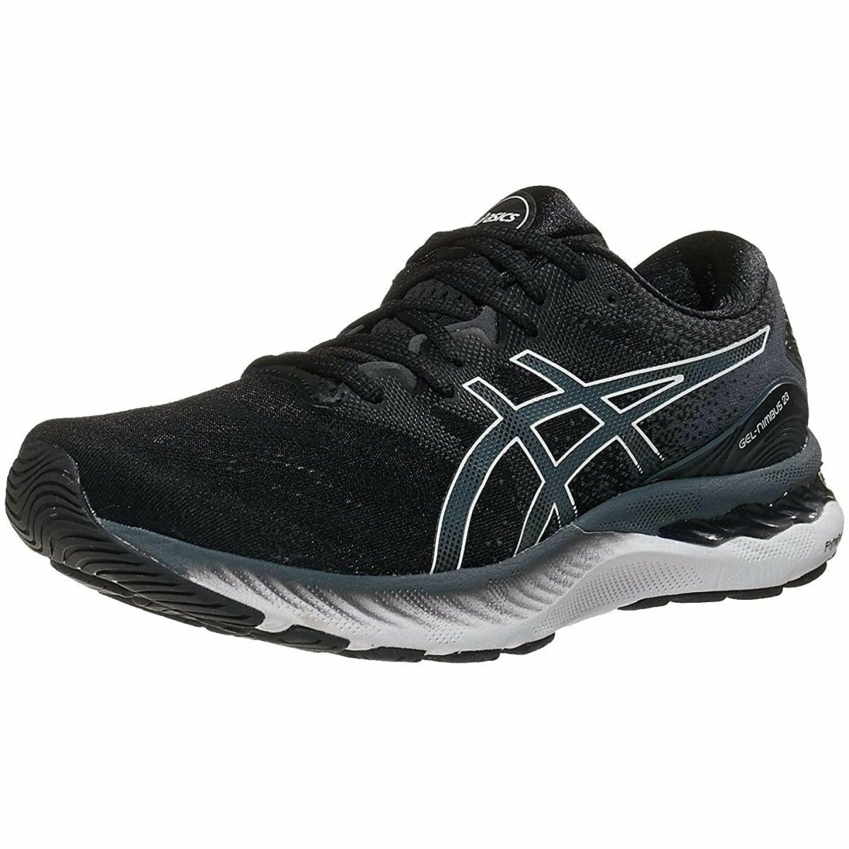Men's ASICS GEL-NIMBUS 23 (Black/White) - Bauman's Running & Walking Shop