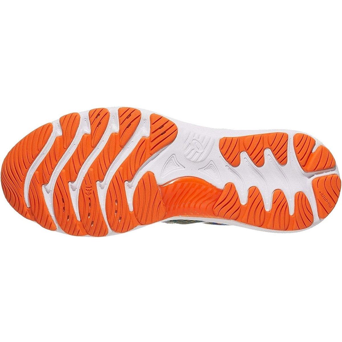 Men's ASICS Gel-Nimbus 23 (Digital Aqua/Marigold Orange) - Bauman's Running & Walking Shop