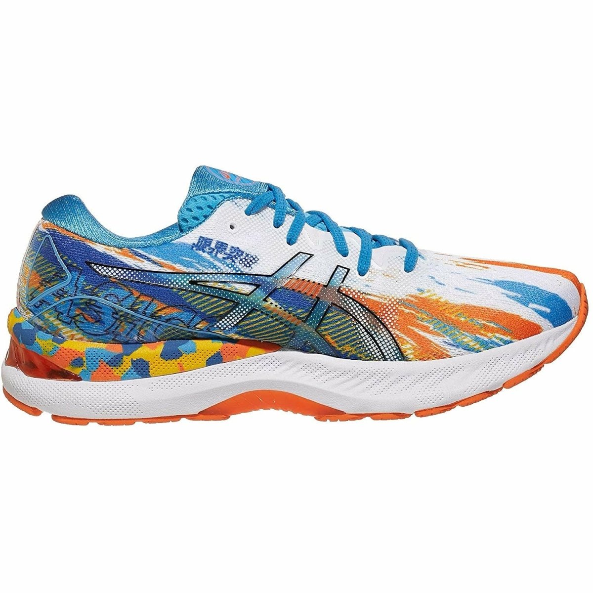 Men's ASICS Gel-Nimbus 23 (Digital Aqua/Marigold Orange) - Bauman's Running & Walking Shop