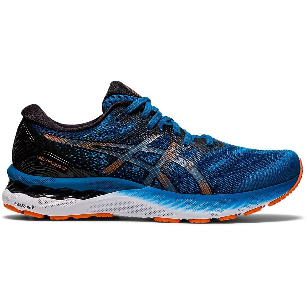 Men's ASICS GEL-NIMBUS 23 (Reborn Blue/Black) - Bauman's Running & Walking Shop