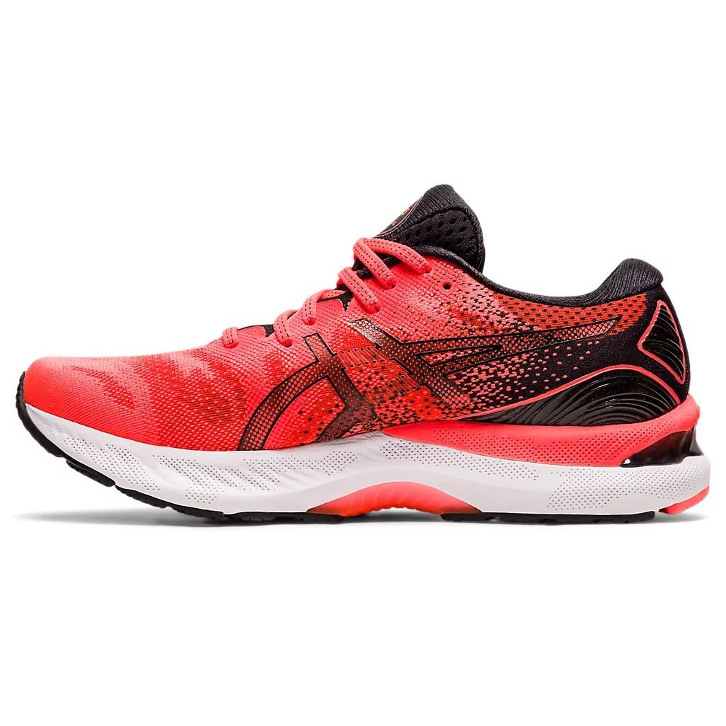 Men's ASICS Gel-Nimbus 23 Tokyo (Sunrise Red/Black) - Bauman's Running & Walking Shop