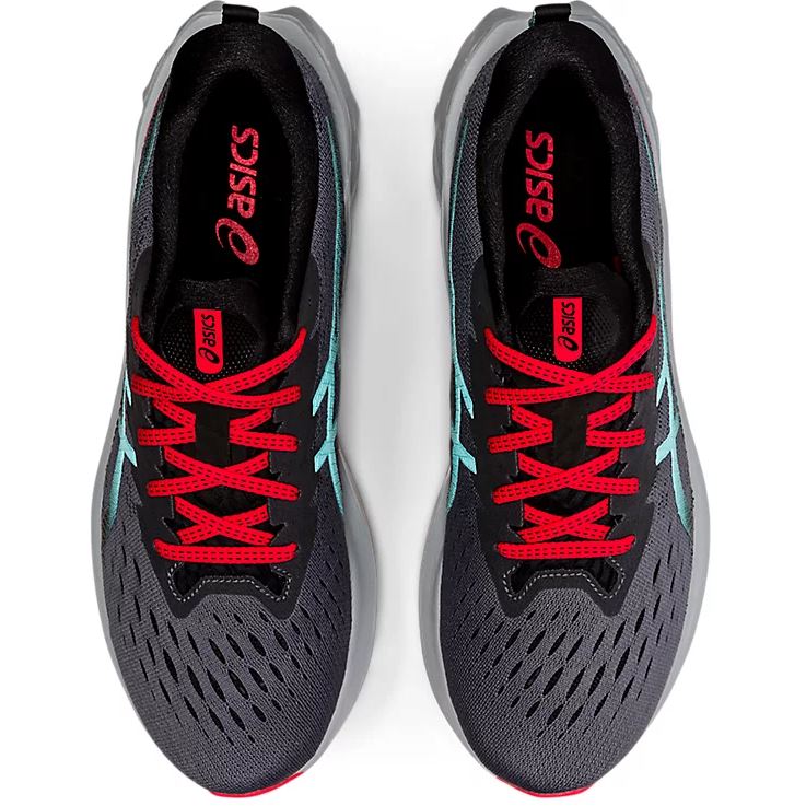 Men's ASICS NOVABLAST 2 (Metropolis/Clear Blue) - Bauman's Running & Walking Shop