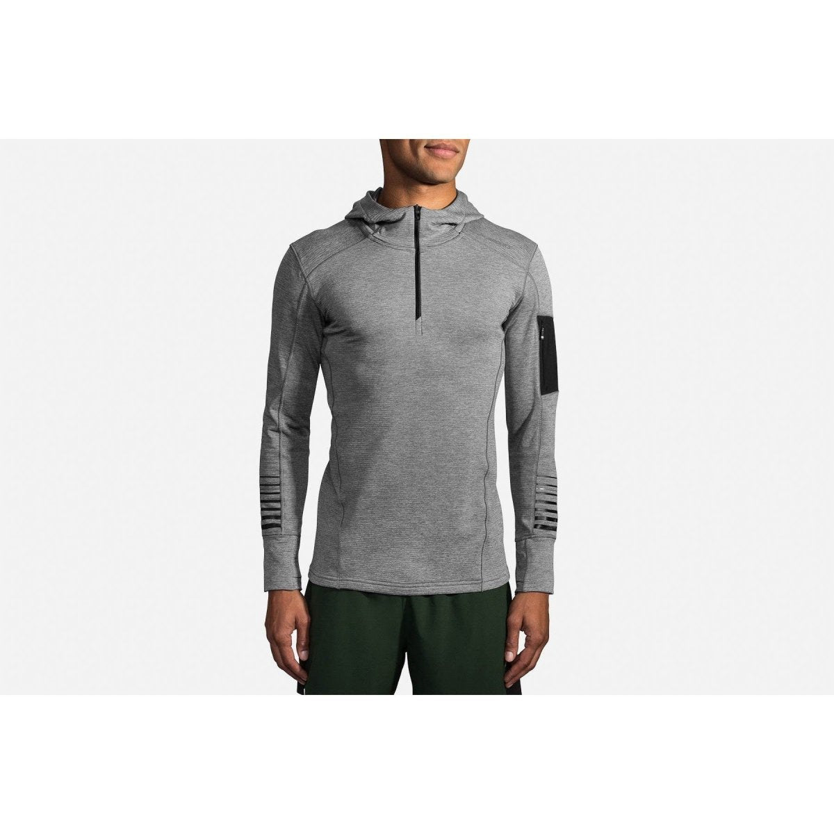 Men's Brooks Notch Thermal Hoodie - Bauman's Running & Walking Shop