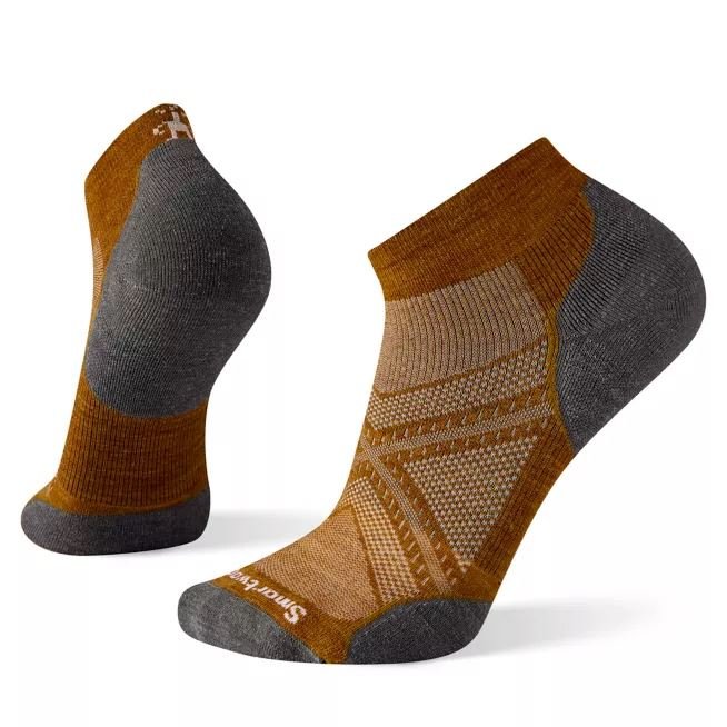 Men's Smartwool Run Targeted Cushion Ankle Socks - Bauman's Running & Walking Shop