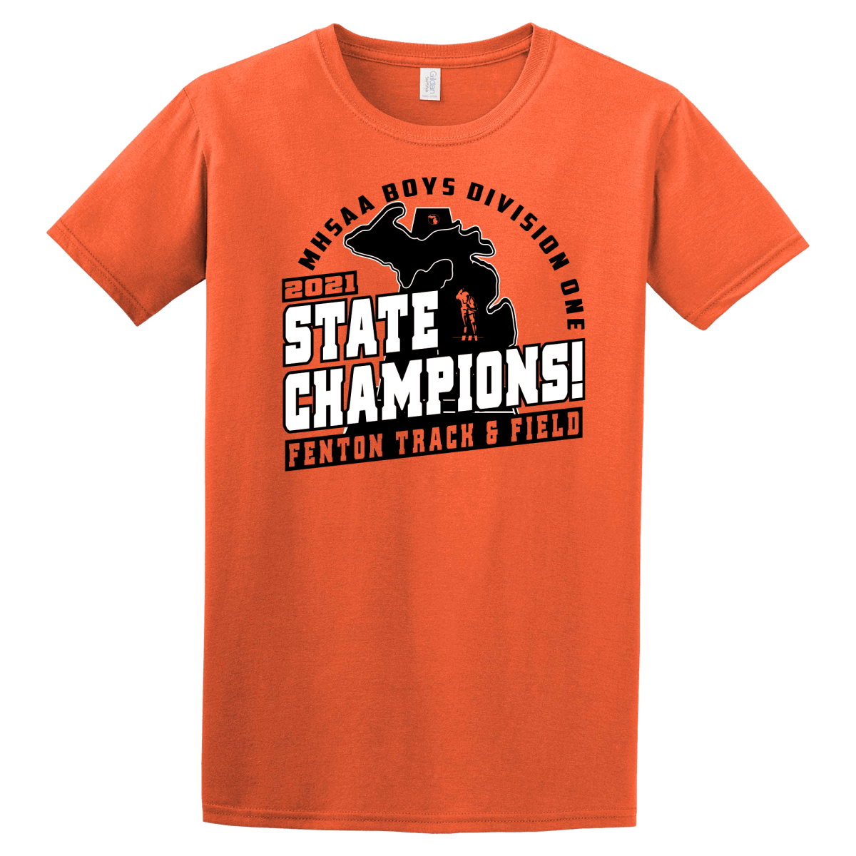 MHSAA 2021 D1 STATE CHAMPS TEE - Bauman's Running & Walking Shop