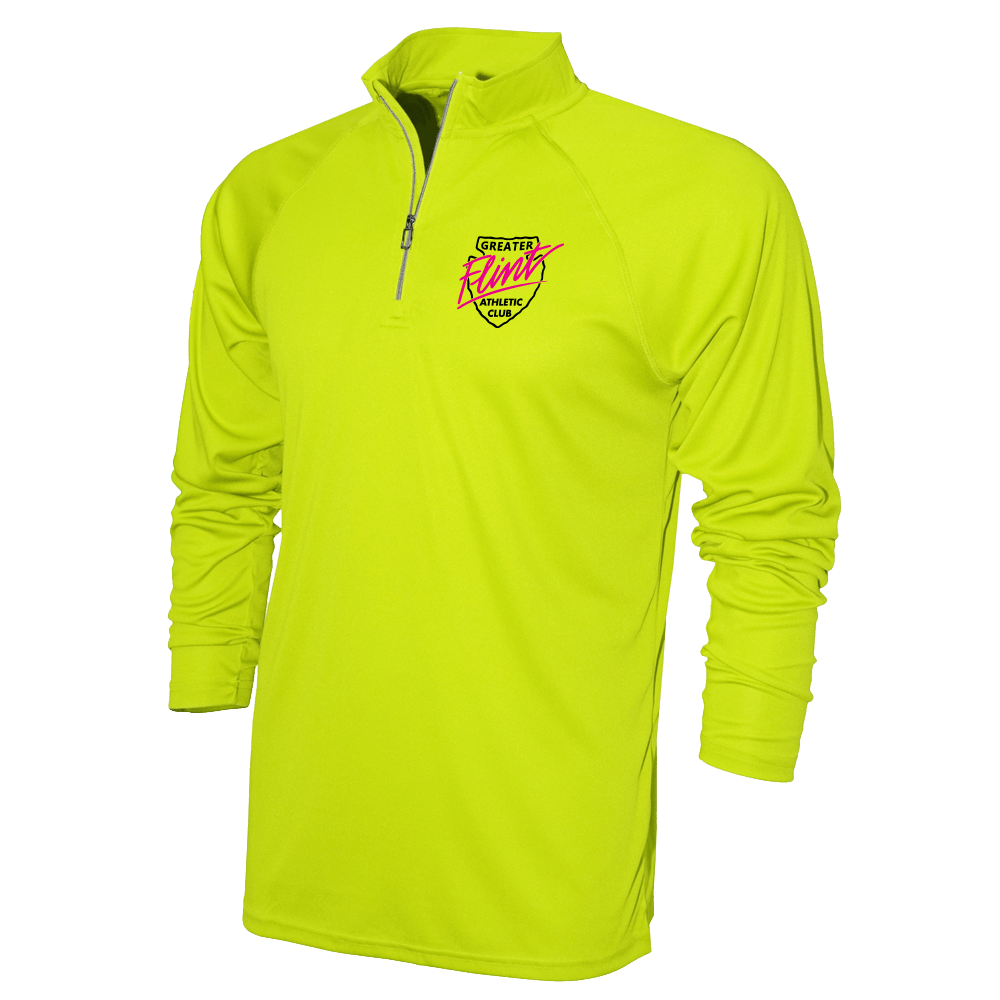NEW!!! BAW Men's HI-VIZ Unisex 1/4 Zip - GFAC