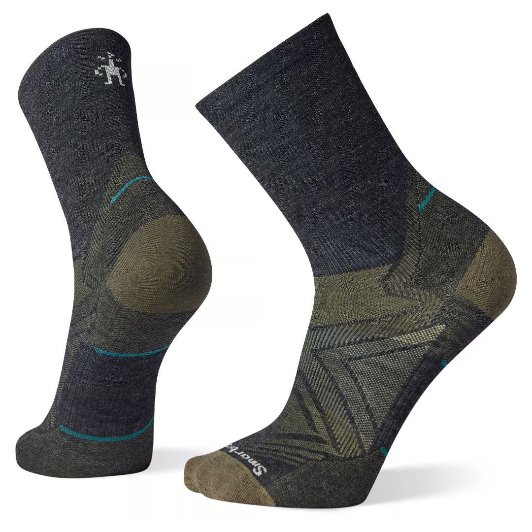 Smartwool Run Zero Cushion Mid Crew Socks - Bauman's Running & Walking Shop