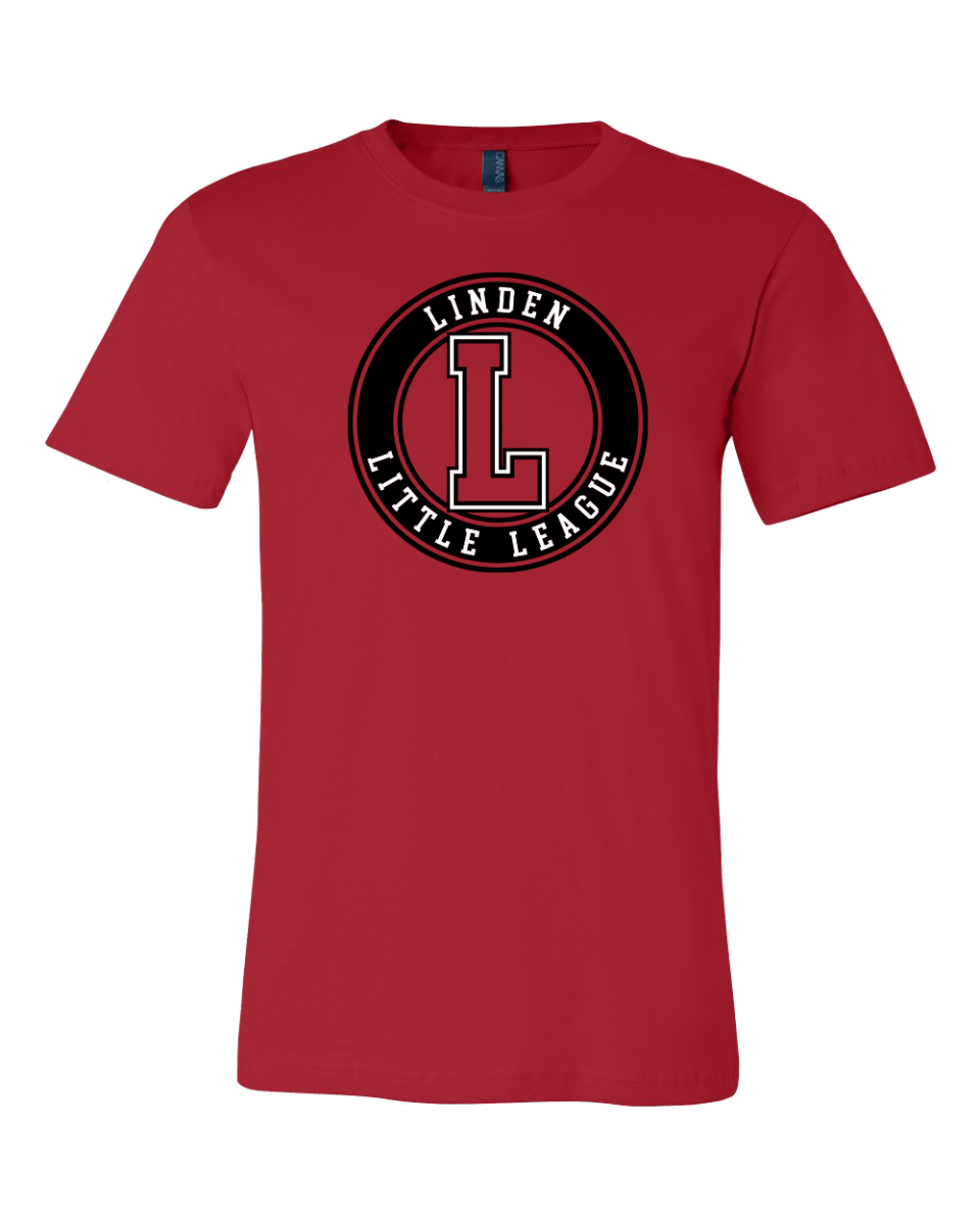 Unisex Jersey Tee - Linden Little League - Bauman's Running & Walking Shop