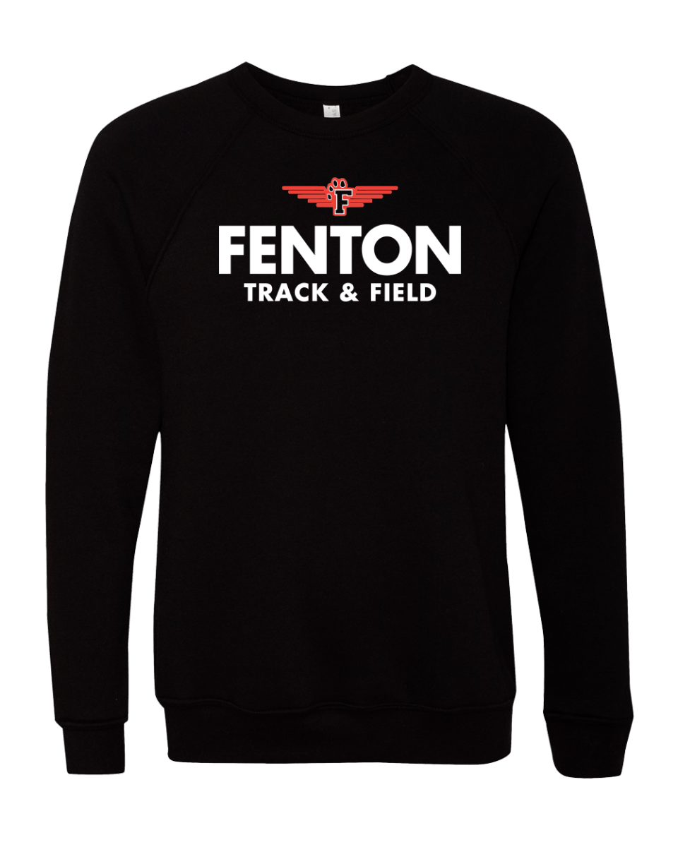 Unisex Sponge Fleece Crewneck Sweatshirt- Fenton Track - Bauman's Running & Walking Shop