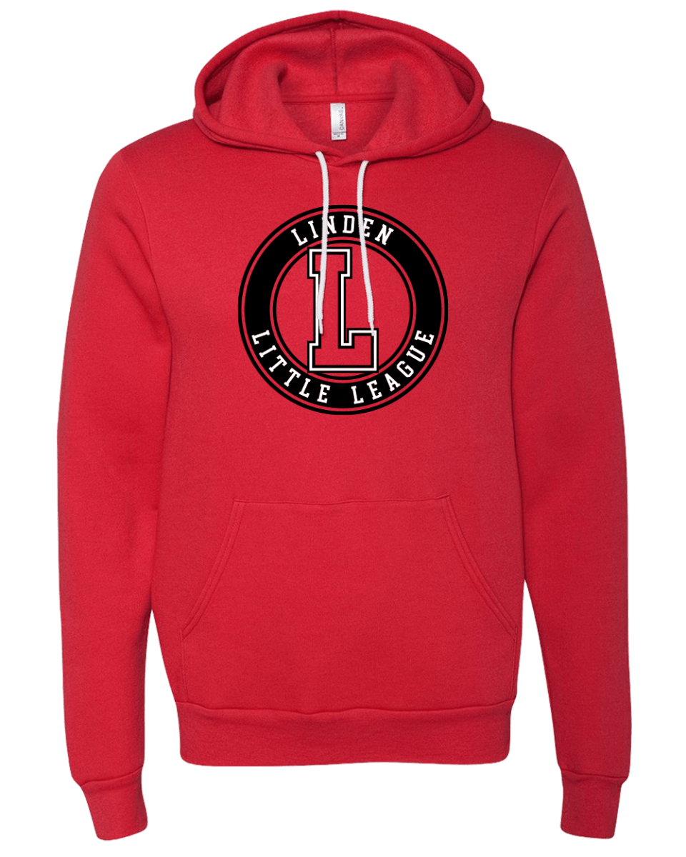 Unisex Sponge Fleece Pullover - Linden Little League - Bauman's Running & Walking Shop