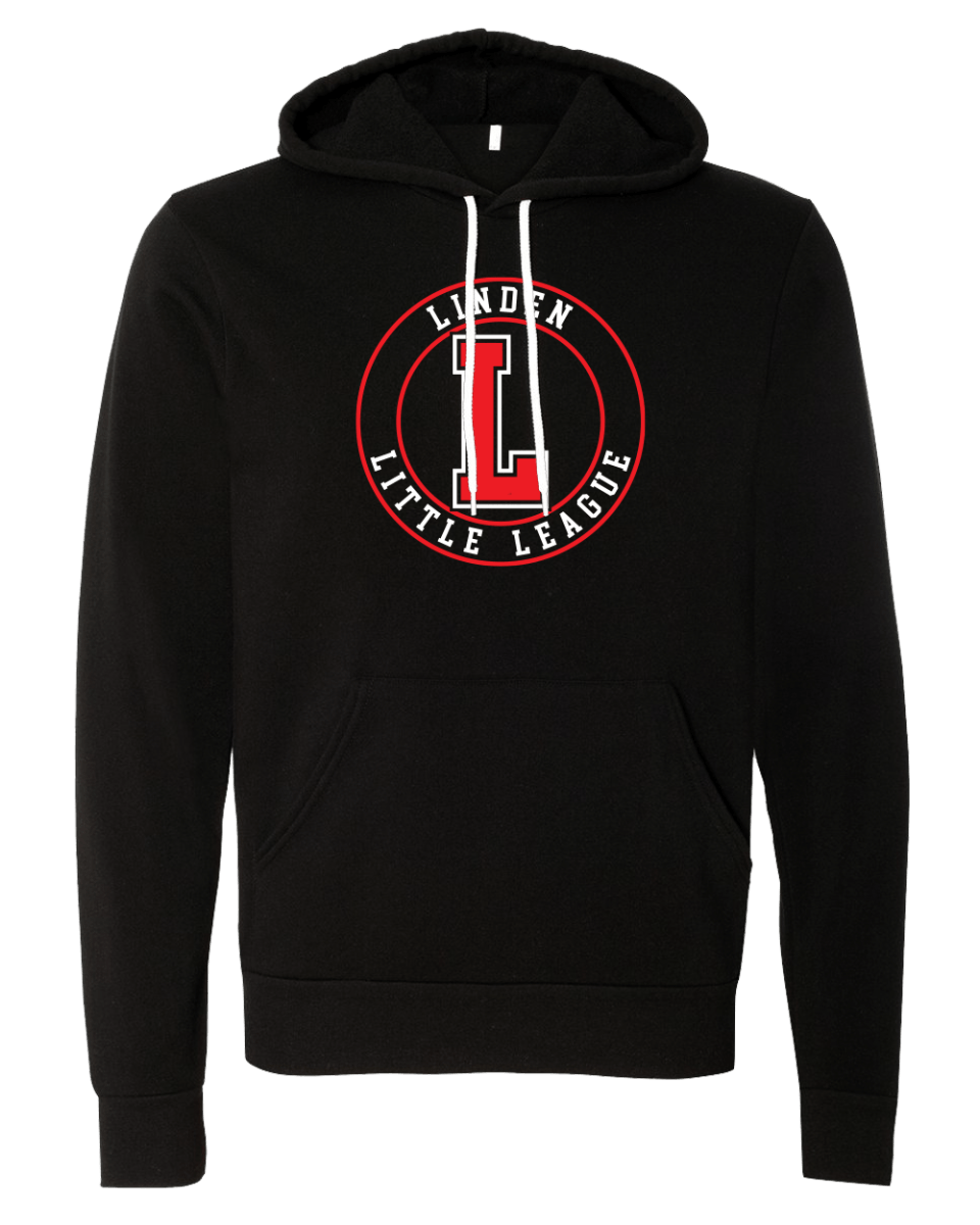 Unisex Sponge Fleece Pullover - Linden Little League - Bauman's Running & Walking Shop