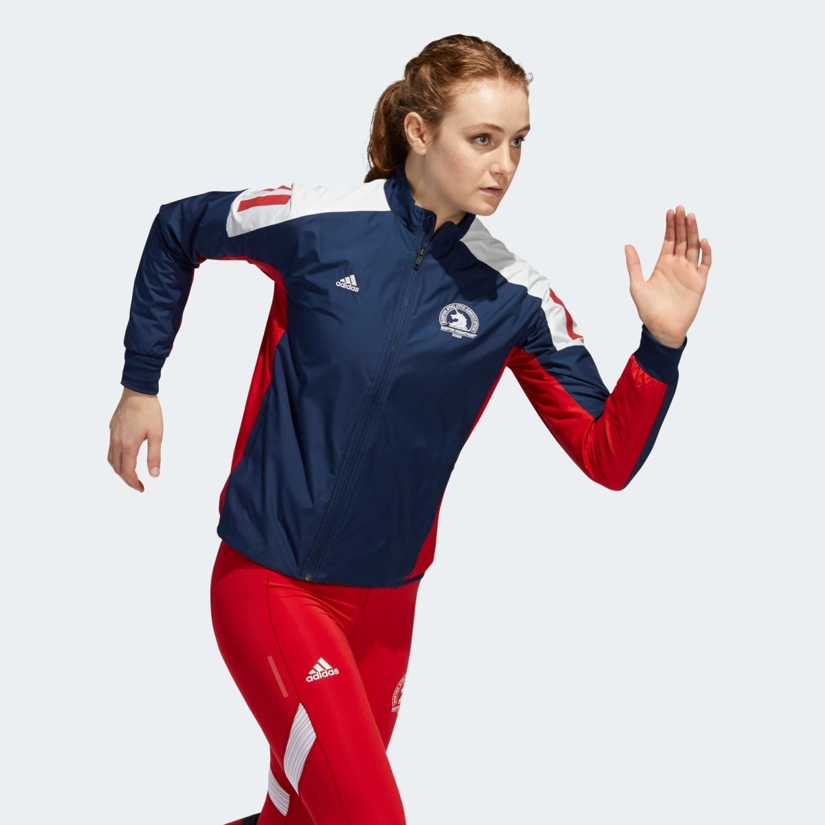 Women's adidas 2020 Boston Marathon Celebration Jacket - Bauman's Running & Walking Shop