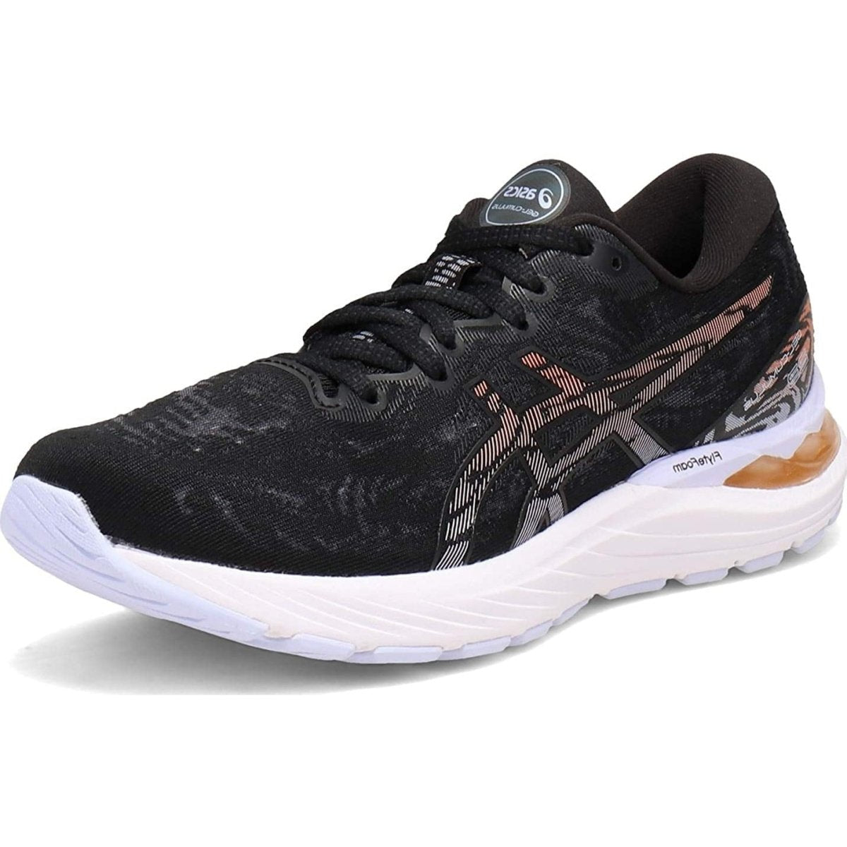 Women's ASICS GEL-CUMULUS 23 (Black/Sun Peach) - Bauman's Running & Walking Shop