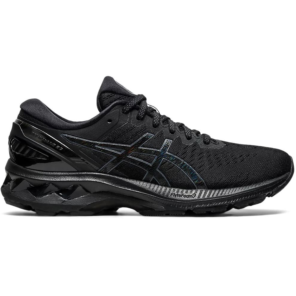Women's ASICS Gel-Kayano 27 (Black/Black) - Bauman's Running & Walking Shop