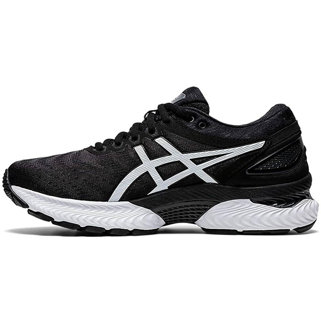 Women's ASICS GEL-NIMBUS 22 (Black/White) - Bauman's Running & Walking Shop