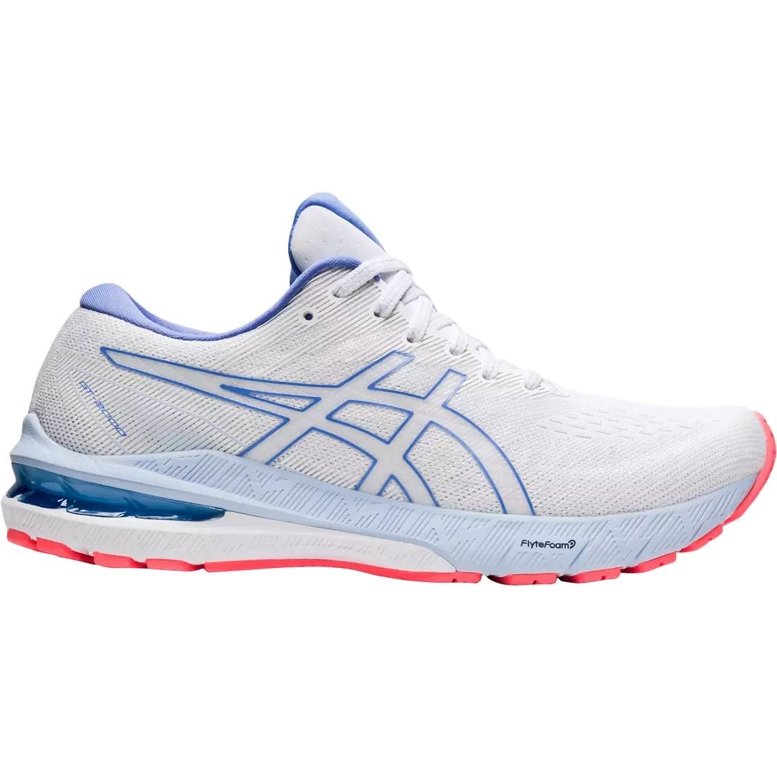 Women's Asics GT-2000 10 (White/Periwinkle Blue) - Bauman's Running & Walking Shop