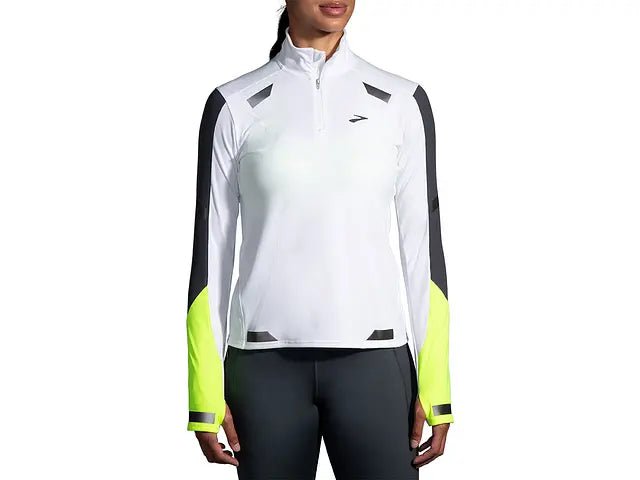 Women's Brooks Run Visible 1/2 Zip - Bauman's Running & Walking Shop