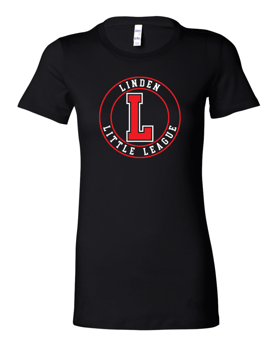 Women's Slim Fit Tee - Linden Little League - Bauman's Running & Walking Shop